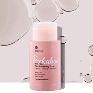 Glowiest Peekaboo AHA PHA skin perfecting Toner exfoliating pore refining NEW